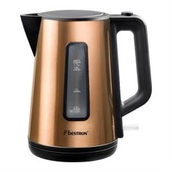 Bestron Bouilloire électrique Coloris Cuivre 1,7 L 1850 2200 W