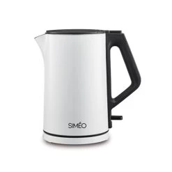 Bouilloire électrique Double Paroi 1,4 L 2000 W Blanche