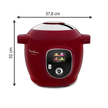 Moulinex Multicuiseur électrique Intelligent Cookéo 6 L 1600 W Rouge – Image 4