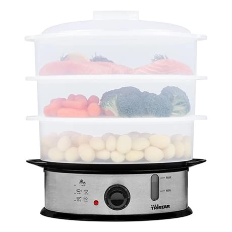 Tristar Cuiseur Vapeur électrique 3 Niveaux 1200 W VS-3914