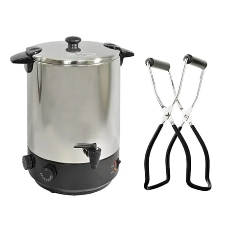 Lot Stérilisateur Inox 28L Et Pince à Bocal