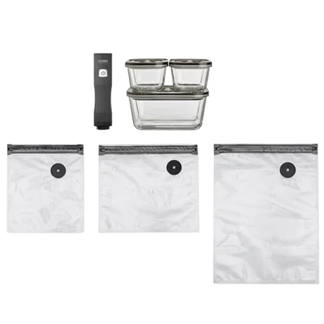 Caso Pompe De Mise Sous Vide électrique Vacu One Touch Eco-Set Avec Accessoires