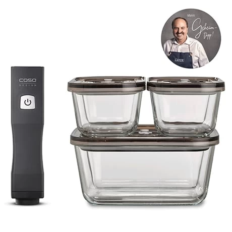 Caso Pompe De Mise Sous Vide électrique Vacu One Touch Eco-Set Avec Accessoires – Image 2