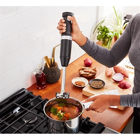 KitchenAid Mixeur Plongeant Sans Fil Noir 5KHBBV53EBM – Image 4