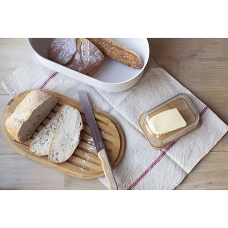 Beurrier Verre Bambou Avec Couteau – Image 3